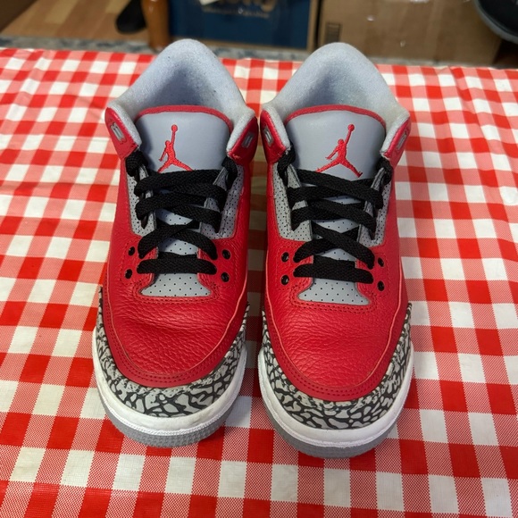 Nike Air Jordan 3 Retro SE GS III Fire Red All Star Game Chicago CQ0488-600 5.5Y - Picture 3 of 10